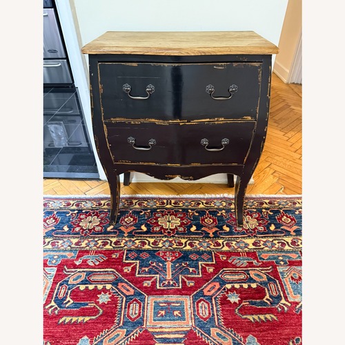 Used Vintage/Antique Finds Black Wood Dresser for sale on AptDeco