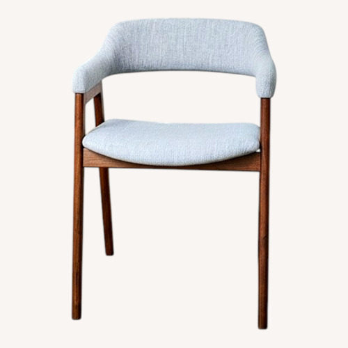 Used Article Savis Light Gray Wood Dining Chair for sale on AptDeco