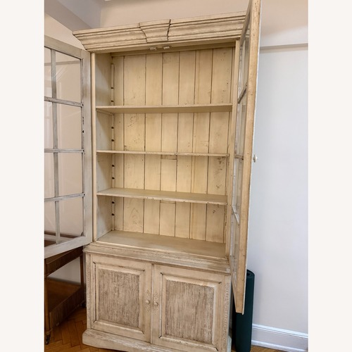 Used Vintage/Antique Light Brown Wood Bookcase for sale on AptDeco