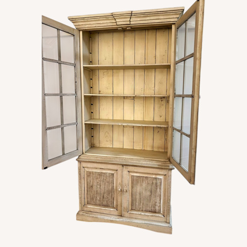 Used Vintage/Antique Light Brown Wood Bookcase for sale on AptDeco