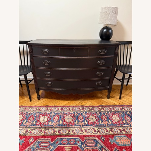 Used Vintage/Antique Black Wood Dresser for sale on AptDeco