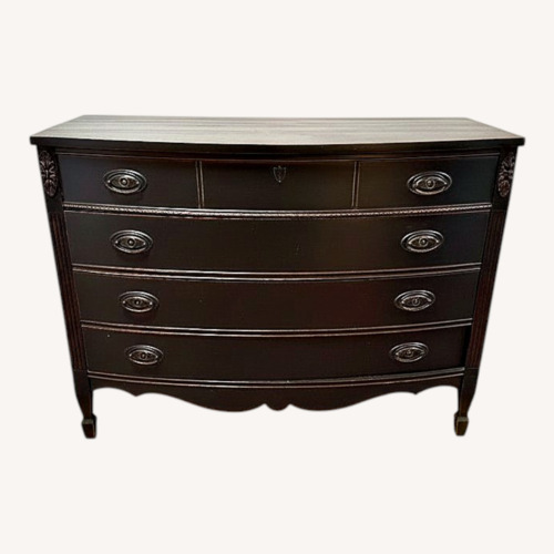 Used Vintage/Antique Black Wood Dresser for sale on AptDeco
