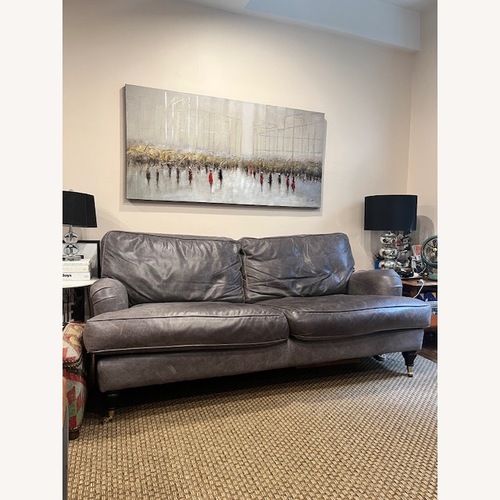 Used Vintage/Antique Light Gray 3+ Seater Sofa for sale on AptDeco