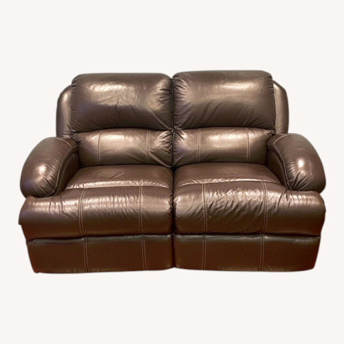 Used Bob's Discount Furniture Dark Brown 2 Seater Sofa for sale on AptDeco