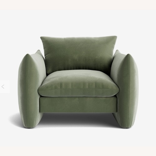 Used Lulu & Georgia Banks Green Velvet for sale on AptDeco