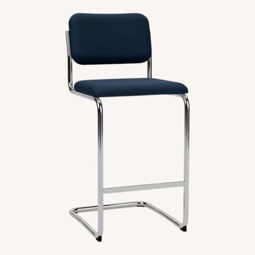 Used Knoll Cesca Fully Upholstered Stool, Bar Height for sale on AptDeco