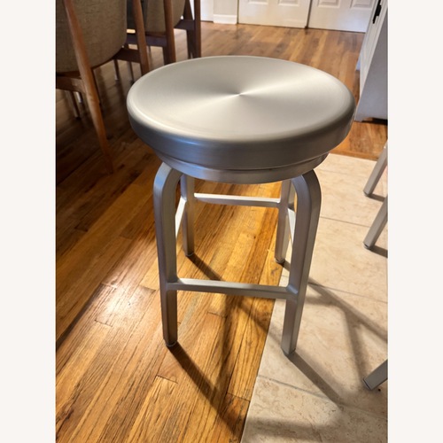 Used Crate & Barrel Spin Swivel Backless Counter Stools for sale on AptDeco