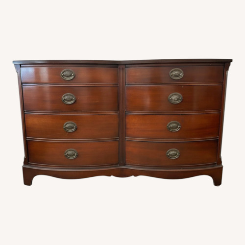 Used Vintage/Antique Finds Dark Brown Wood Dresser for sale on AptDeco
