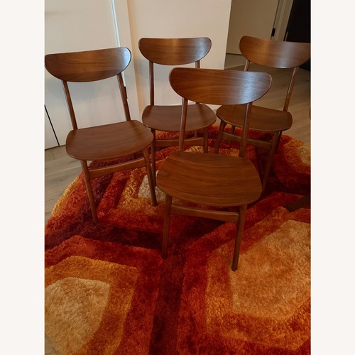 Used West Elm Classic Café Wood Dining Chair, Set of 4 for sale on AptDeco