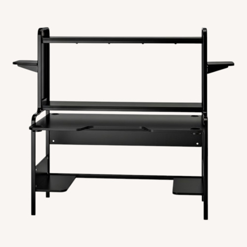 Used IKEA FREDDE Black Computer Desk for sale on AptDeco