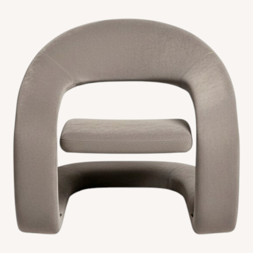 Used Vintage/Antique Finds Light Gray Armchair for sale on AptDeco