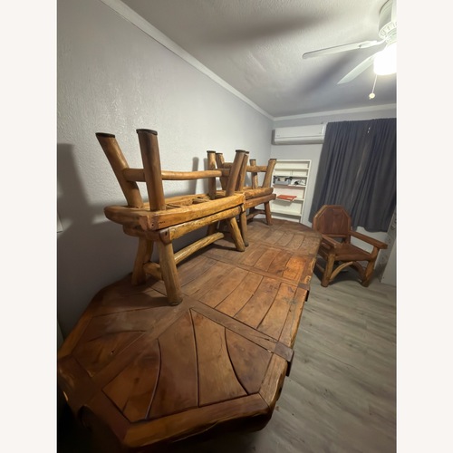 Used Modern Day Solid Wood Dining Tablet Set for sale on AptDeco