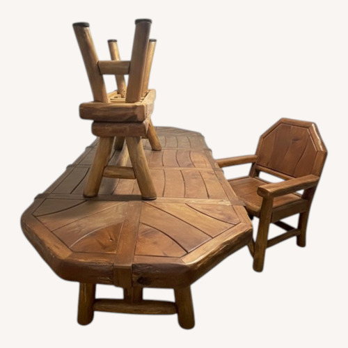 Used Modern Day Solid Wood Dining Tablet Set for sale on AptDeco
