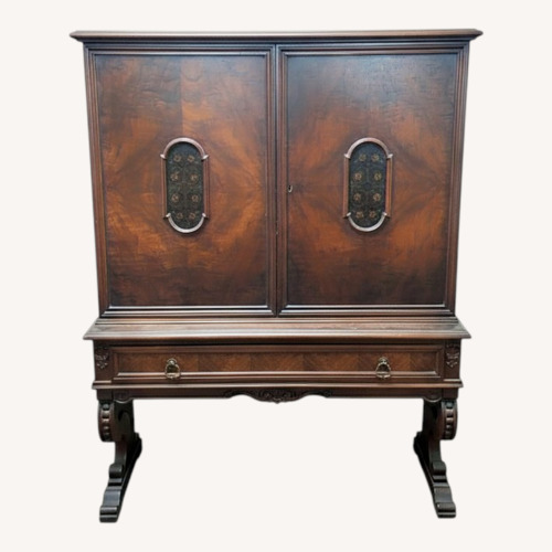 Used Vintage/Antique Finds Dark Brown Wood Storage for sale on AptDeco