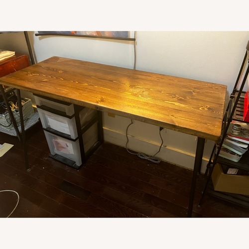 Used Reclaimed Wood Writing Desk  for sale on AptDeco