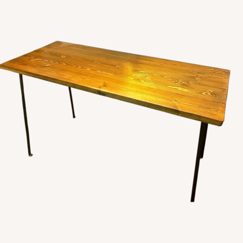 Used Reclaimed Wood Writing Desk  for sale on AptDeco