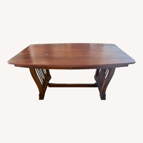 Used Vintage/Antique Finds Dark Brown Dining Table for sale on AptDeco