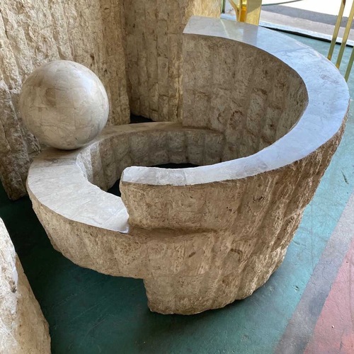 Used Tessellated Stone Coffee Table for sale on AptDeco