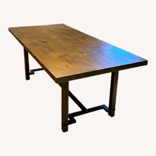 Used Ballard Designs Dining Table + 8 Dining Chairs for sale on AptDeco