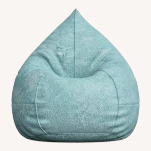 Used LoveSac Blue Fabric Pillow Sac for sale on AptDeco