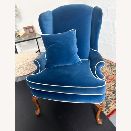 Used Royal Blue Armchair for sale on AptDeco