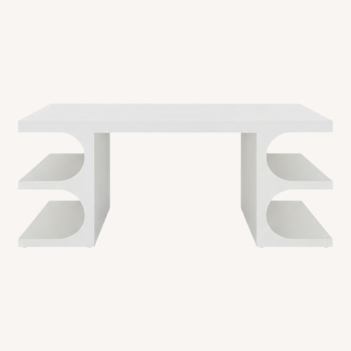 Used Amazon White Wood Desk for sale on AptDeco