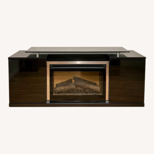 Used Entertainment Center With Heated Fire Place for sale on AptDeco