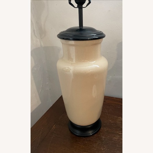 Used Vaughn Ceramic Glazed Table Lamp for sale on AptDeco