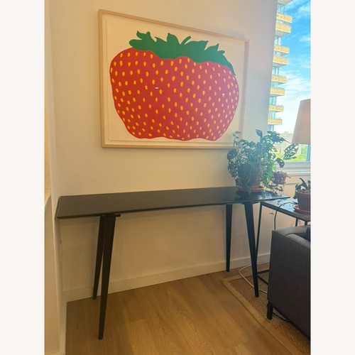 Used Black Wood Side Table for sale on AptDeco