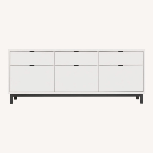 Used Room & Board White Filing Cabinet for sale on AptDeco