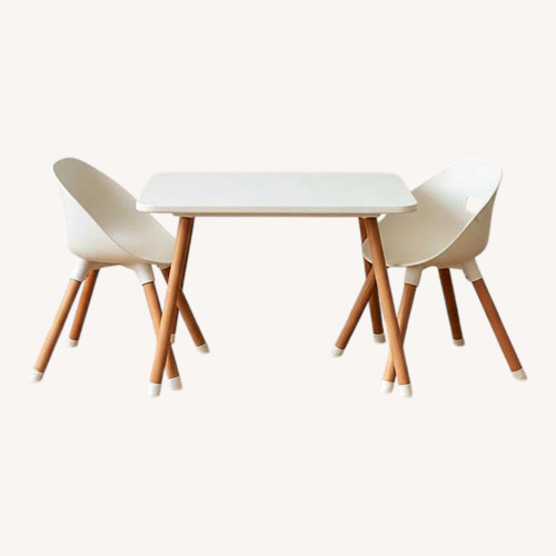 Used Lalo The Play Kit Wood Table & 2 Chairs for sale on AptDeco