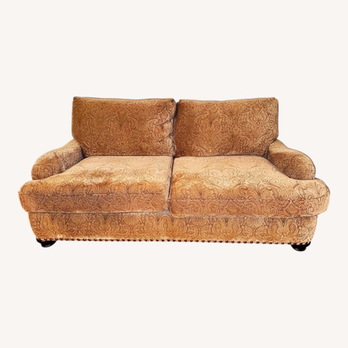 Used Paisley Loveseat with Nailhead Trim for sale on AptDeco