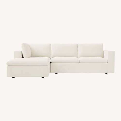 Used West Elm Harmony Natural 2 Piece Sectional for sale on AptDeco