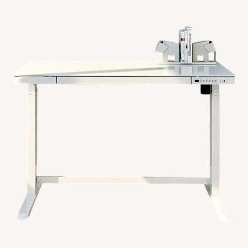 Used Amazon White Metal Desk for sale on AptDeco