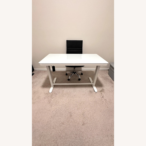 Used Amazon White Metal Desk for sale on AptDeco