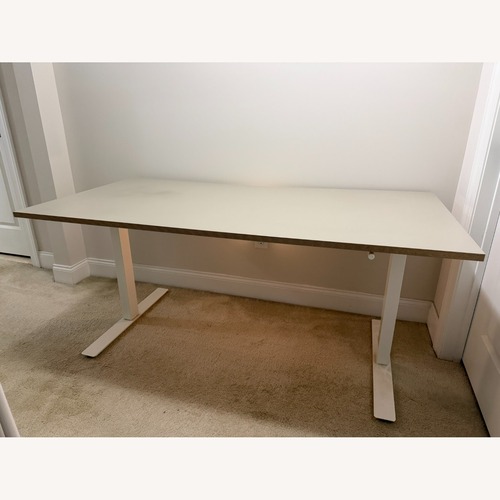 Used IKEA White Wood Desk for sale on AptDeco