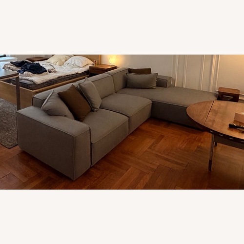 Used Rove Concepts Light Gray 3+ Piece Sectional for sale on AptDeco