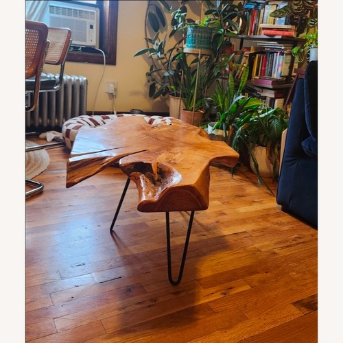 Used Natural Wood Coffee Table for sale on AptDeco