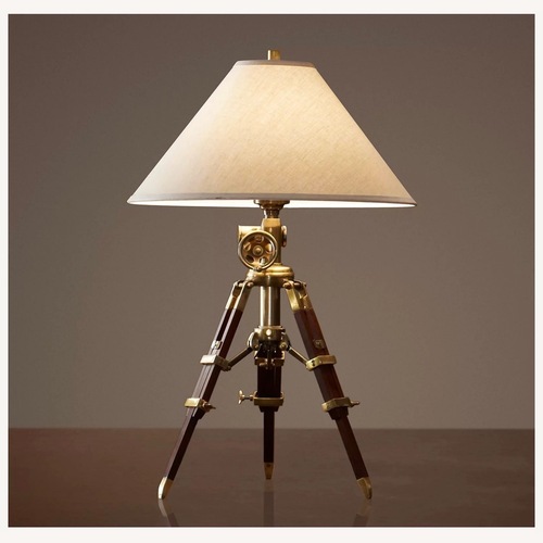 Used Restoration Hardware Royal Marine Tripod Table Lamp for sale on AptDeco