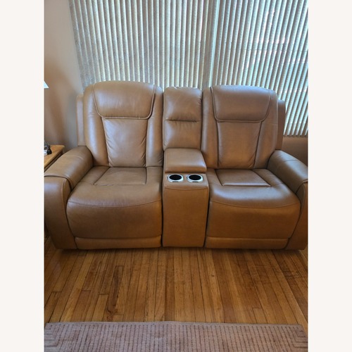 Used Jennifer Convertibles Light Brown Recliner for sale on AptDeco
