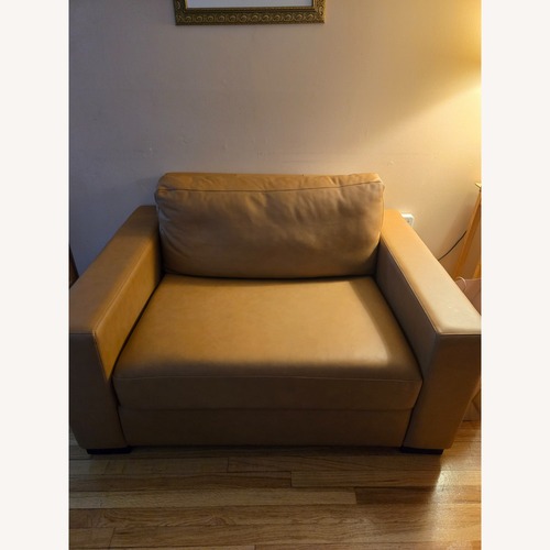Used Jennifer Convertibles Light Brown Sleeper Sofa for sale on AptDeco