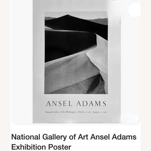Used National Gallery of Art Ansel Adams Poster for sale on AptDeco