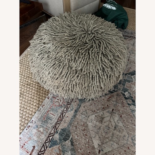 Used Calypso St. Barth Light Gray Ottoman for sale on AptDeco