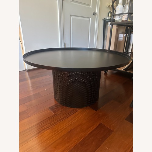 Used Article Equa Black Metal Coffee Table for sale on AptDeco