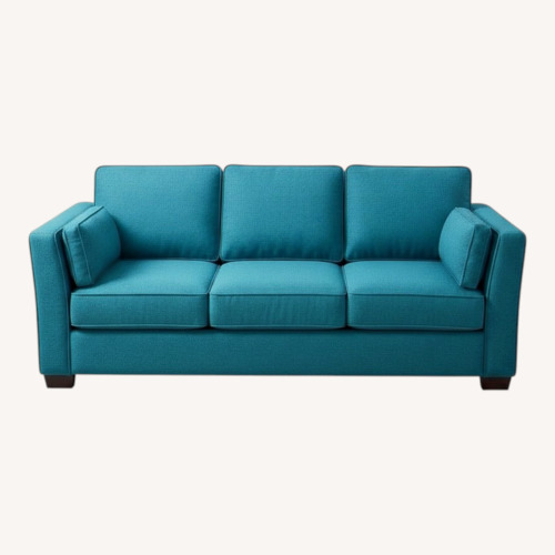 Used Apt2b Catalina Blue Fabric 3+ Seater Sofa for sale on AptDeco