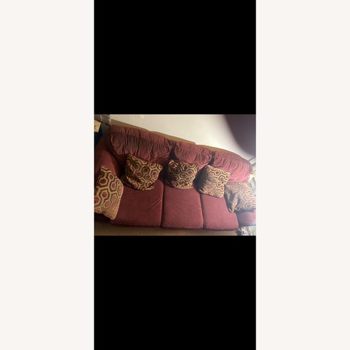 Used Vintage/Antique Finds Fabric Loveseat for sale on AptDeco