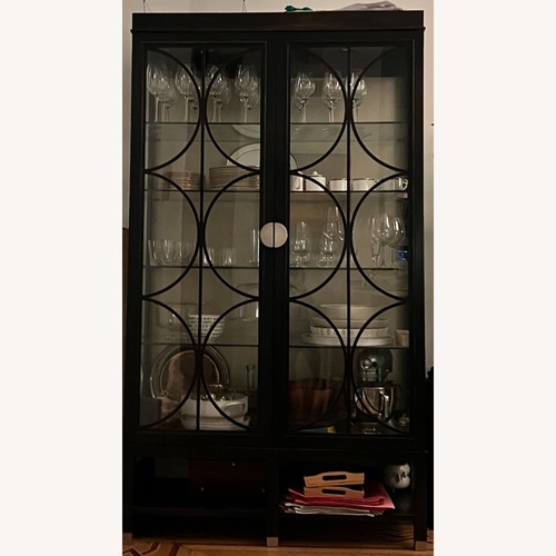Used Hickory White Skyloft Glass Display Cabinet for sale on AptDeco