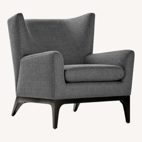 Used American Leather Dark Gray Fabric Accent Chairs for sale on AptDeco