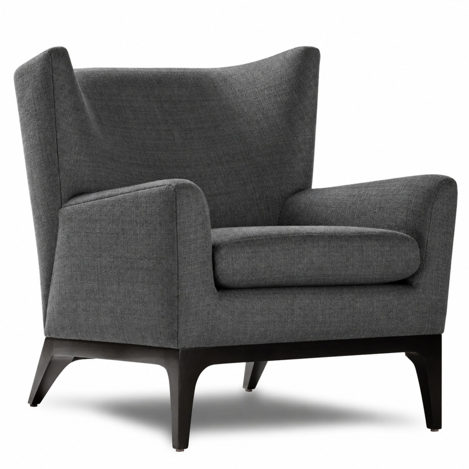 American Leather Dark Gray Fabric Accent Chairs - image-4