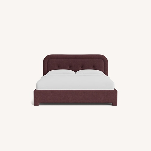 Used Lulu & Georgia Heidi Caillier Chestnut Platform Bed King for sale on AptDeco
